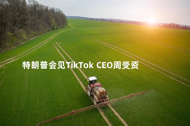 特朗普会见TikTok CEO周受资